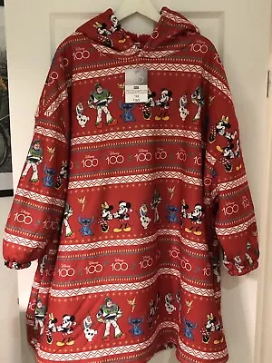 Buy BNWT Disney 100 Year Hoodie Pyjama Loungewear Fleece Mickey Mouse Stitch Olaf • 15.99£