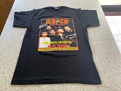 Buy Mens - AB/CD - AC/DC Tribute Band T-shirt - Bon Scott - Black - New - Sz: • 5.99£
