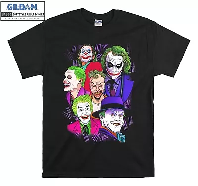 Buy Joker Movie Character Smile T-shirt Gift Hoodie Tshirt Men Women Unisex F234 • 11.99£