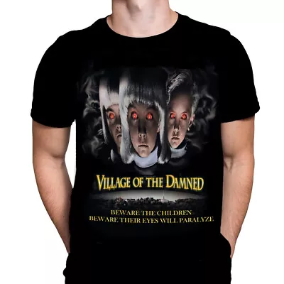 Buy VILLAGE OF THE DAMNED - Black T-Shirt Sizes M - XXXL - Movie Art /  Horror / • 19.95£