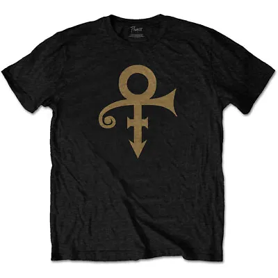 Buy Prince T-Shirt Symbol Purple Rain Official New Black • 14.95£