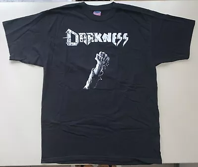 Buy DARKNESS (GER) T-Shirt Sodom Destruction Kreator Exhumer Thrash Metal Gr.XL NEU • 20.54£