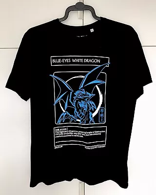 Buy YU-GI-OH! Blue Eyes White Dragon T-Shirt Tee DIFUZED Mens Large • 17£