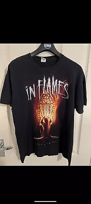 Buy IN FLAMES 2017 Tour  Alternative Death Metal Band T-Shirt Medium Black • 20£