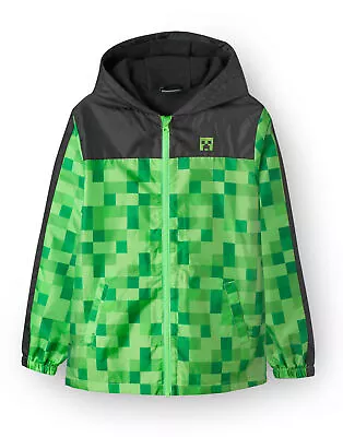 Buy Minecraft Green Long Sleeve Zip Jacket (Boys) • 29.99£