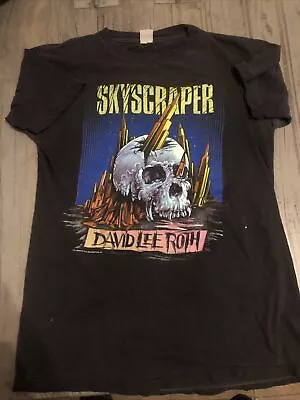 Buy David Lee Roth Skyscraper Tour T-Shirt Hard Rock Concert 1988 ORIGINAL Van Halen • 6.71£