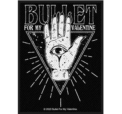 Buy Bullet For My Valentine All Seeing Eye Sew On Patch Official Metal Band Merch   • 5.68£