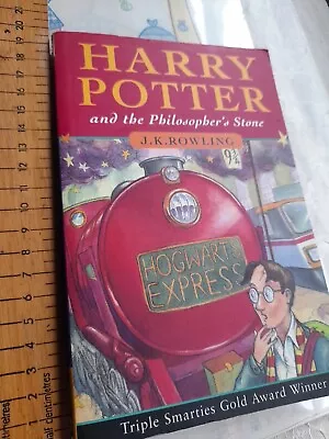 Buy Harry Potter The Philosopher's Stone 1st First Edition Later Print Bloomsbury • 3.99£