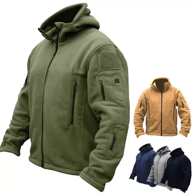 Buy Full Zip Army Hoodie Security Police Combat Hoody Tactical Recon Fleece Jacket • 16.91£