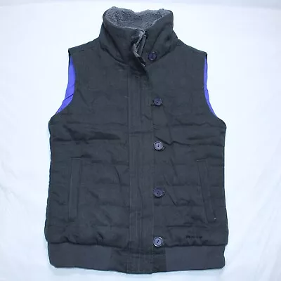 Buy Patagonia Vagabunda Gilet Womens Small Grey Fleece Lined Bodywarmer Jacket Vest • 49.99£