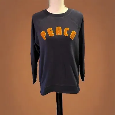 Buy American Eagle Ahh-Mazingly Soft Jegging Fit Crew Neck Peace Sweatshirt Small • 14.47£