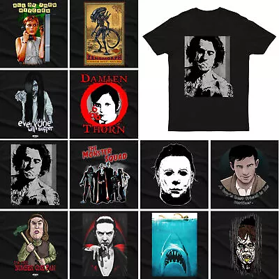 Buy Halloween T Shirt Ghost Fictional Characters Mens Womens Oversized T Shirts #H#V • 9.99£