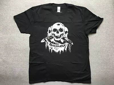 Buy Vtg Discharge Skulls Shirt Xl Misfits Cro-mags Exploited Metallica Slayer Rare • 29.83£