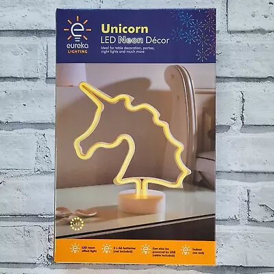 Buy New Unicorn LED Yellow Neon Light - Battery Or USB Operated • 7£