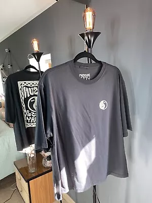 Buy Surf Ing Washed Black/dark Grey  T Shirt Size L • 25£