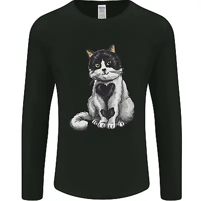 Buy I Love Cats Cute Kitten Mens Long Sleeve T-Shirt • 11.99£