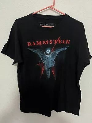 Buy Rammstein T-Shirt Men's Large Black Graphic Print Du Ich Wir Ihr Short Sleeve • 24.99£