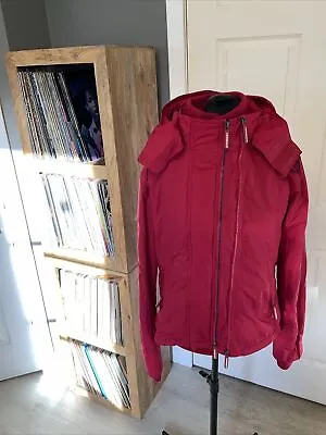 Buy Superdry Windcheater International Red Jacket Size Medium  • 12£