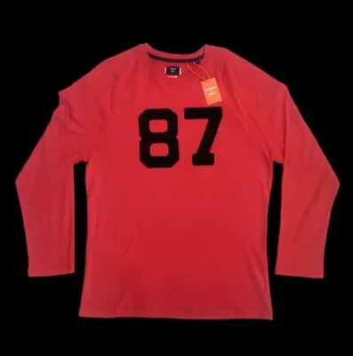 Buy Superdry Long-Sleeve Raglan T-Shirt - Red - Size XL - BNWT • 25£