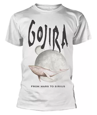 Buy Gojira Whale From Mars White T-Shirt OFFICIAL • 19.79£