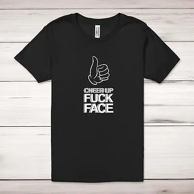 Buy Cheer Up F*ck Face Adult T-Shirt • 17.99£