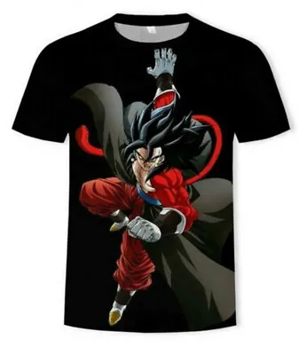 Buy Mens Anime DB Gt Super Saiyan 4 Son Goku Short Sleeve T-shirt Adult Size S-6XL • 15.59£