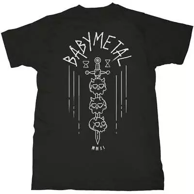 Buy Babymetal Unisex T-Shirt: Skull Sword OFFICIAL NEW  • 18.58£
