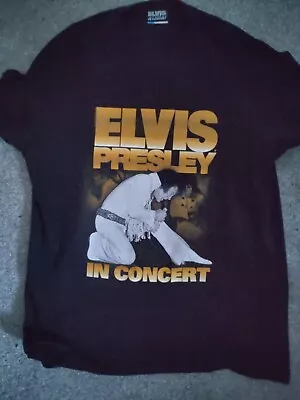 Buy Elvis Presley Official In Concert 2010 T-shirt Size M • 4.99£