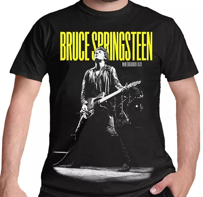Buy Bruce Springsteen Winterland Guitar T Shirt Official New The Boss Classic Rock • 14.94£