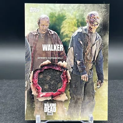 Buy Duo Walker Authentic Clothing Relic Walking Dead Season 5 Topps Card #E • 6.62£