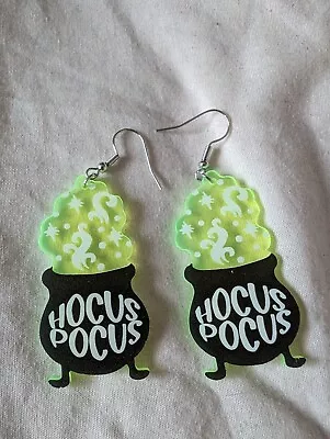 Buy Hocus Pocus Earrings Goth Alt Fashion Jewellery Cauldron Coven Subscription Box  • 5£
