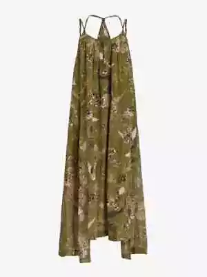 Buy NEW Allsaints Areena Peggy Dress In Green Multi SZ 6  #D6891 • 105.83£