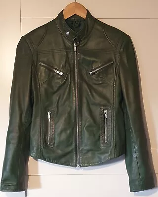 Buy Carrie Hoxton Leather Jacket 12 • 25£