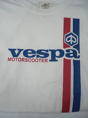 Buy Ladies Vespa Motor Scooter 100% Organic New Look Tshirt Lambretta Mod Retro • 4.99£