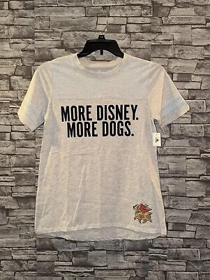 Buy NWT Disney Lady And The Tramp ''More Disney. More Dogs.'' Womens T Shirt Size M • 15.91£