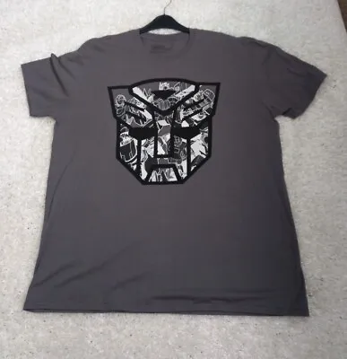 Buy Transformers Grey T-shirt Size 2XL • 6£