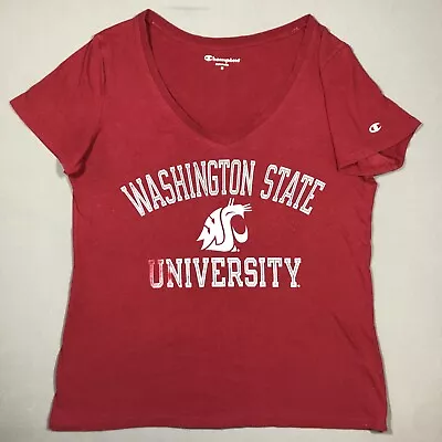 Buy Champion Washington State University WSU Cougars COUGS Women’s Shirt Medium • 8.99£