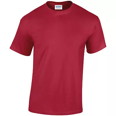 Buy Gildan Mens Plain Heavy Cotton Blank Crew Neck Top Short Sleeve Tee T-Shirt • 11.80£