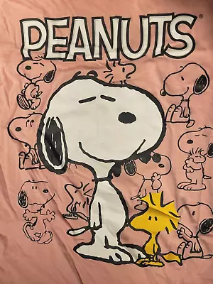 Buy Snoopy Woodstock Pink Cotton Blend Round Neck XL / XG (15-17) T-shirt • 13.26£