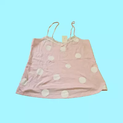 Buy Time To Dream Matalan Pink Vest Pyjama Top BNWT • 2£