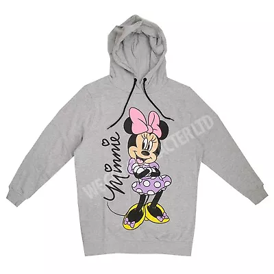 Buy Ladies Womens Disney Minnie Mouse Lounge Hoodie Size 12-26 Loungewear Hooded • 12.99£