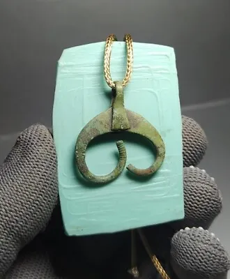 Buy Ancient Jewelry Bronze Lunar Moon Month Pendant Viking Kyivan Rus C.9-11th CenAD • 71.32£
