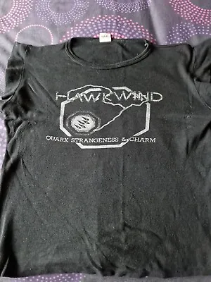 Buy Hawkwind UK Tour 1977 Short Sleeve T-Shirt Black Size Medium • 42£