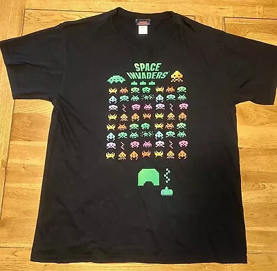 Buy Retro Video Gaming Space Invaders T-shirt Size Xl • 9.99£