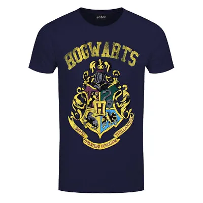 Buy Hogwarts Crest T-Shirt Harry Potter New Blue Official • 13.95£