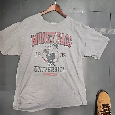 Buy Monopoly Money Bags Grey Tshirt XL • 12£