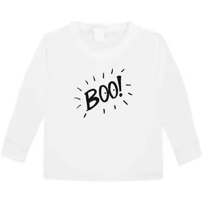 Buy 'Boo!' Children's / Kid's Long Sleeve Cotton T-Shirts (KL041679) • 9.99£