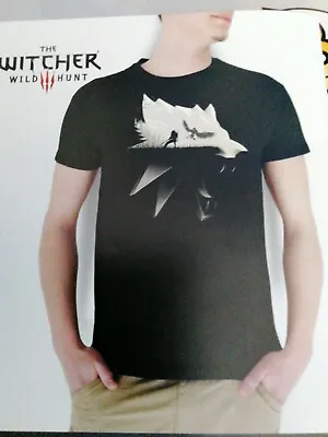 Buy The Witcher-Wolf T-Shirt Black T-Shirt Official Product SIZE S New • 45.12£