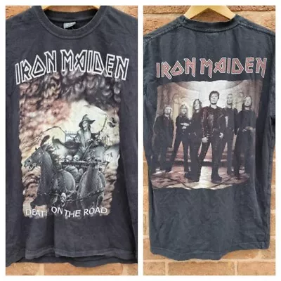 Buy Iron Maiden T Shirt 2005 Death On The Road Tour Unofficial Backprint MEDIUM  • 16.99£
