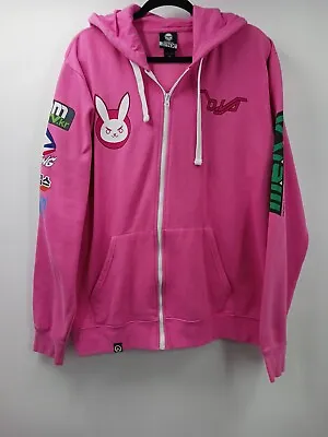 Buy Designed By J!nx Womens Hooded Jacket Size 2XL Pink • 34.74£